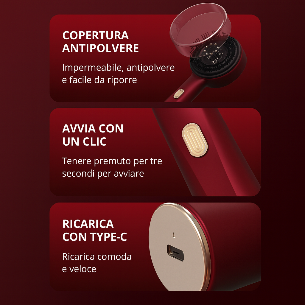 AVEYLOR™-Massaggiatore Cuoio Capelluto con Infrarossi